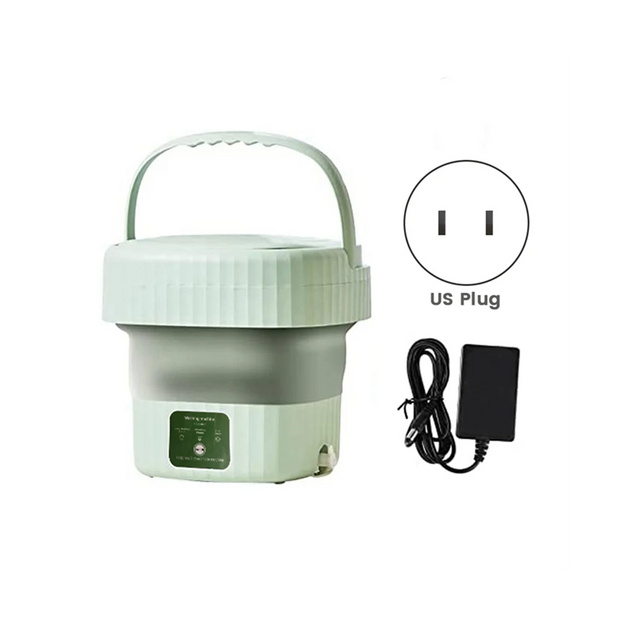 Portable Folding Washing Machine Household Dormitory Small Mini Automatic Cleaning Folding Mini Washing Machine UK Plug