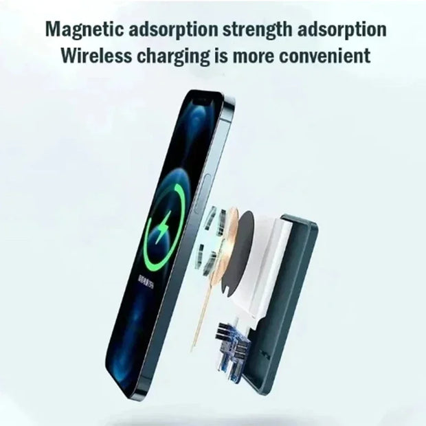 Magnetic Powerbank For iphone usb C Portable External Battery Pack Mag-safe Power Bank Type-C Wireless Charger Auxiliary Battery