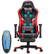 Gaming Chair Massage Ergonomic New Customized PU Massage Computer Office Chairs High Back Design Lumbar Relax Seat