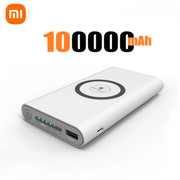 Xiaomi Super Thin Magnetic Power Bank Wireless 200000mAh High Capacity USB-c Two-Way Portable Fast Charger For IPhone Samsung