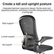 [EU Stock] Office Chair Ergonomic Office Chair Computer Chair Adjustable Desk Swivel Chairs Rotating armrest Lumbar Support