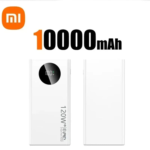 Xiaomi 120W 50000mAh High Capacity Power Bank Fast Charging Powerbank Portable Battery Charger For iPhone Samsung Huawei 2025