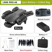 L900 Pro SE GPS Drone Profesional 4K HD Camera 5G WIFI FPV Quadcopter With Brushless Motor Foldable RC Drones For Children Toys