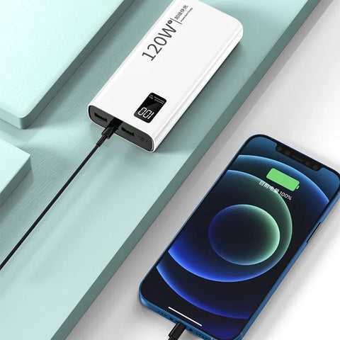 Xiaomi 120W High Capacity Power Bank 50000mAh Fast Charging Powerbank Portable Battery Charger For iPhone Samsung Huawei