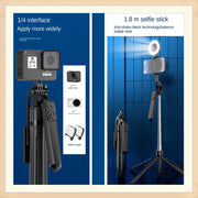 2025 New 1800mm Tripod for Smartphone Camera,Tripods Stand with Bluetooth shutter Wireless Selfie Stick Steady brackets holder