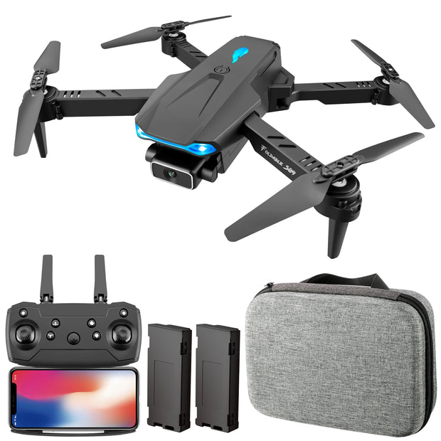 S89 4K RC Drone Camera Wifi FPV Drone Mini Folding Quadcopter Toy with Gravity Sensor Control Headless Mode Gesture Photo Video