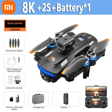 Xiaomi Mijia M6 Drone 8K Professional 5G HD Camera Drones WIFI FPV Video 4k UAV With screen Remote control RC Quadcopter Drone