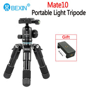 BEXIN MS02 MS08 Portable Tripode Light Travel Stand Tabletop Video Mini Tripod with 360 Degree Ball Head for  DSLR Camera