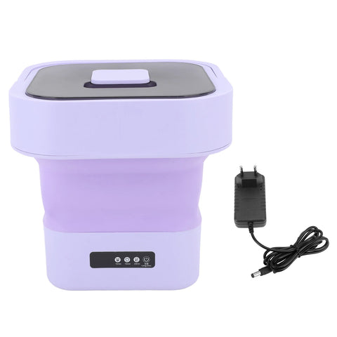 10L Portable Foldable Washing Machine with Spin Dryer For Socks Underwear Panties Washer Household Mini Washing Machine 110-240V