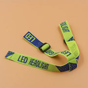 Thickened Headband High Elastic LED Flashlight Polyester Elastic Band   Headband