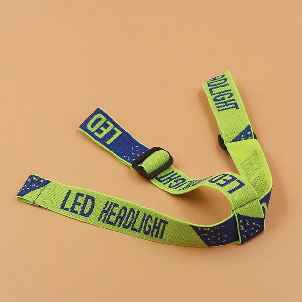 Thickened Headband High Elastic LED Flashlight Polyester Elastic Band   Headband