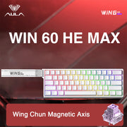 AULA WIN60 WIN68 HE Esports Magnetic Switch Keyboard Rapid Trigger 8K Return RGB Hotswap 60% 68% Custom Game Keyboard