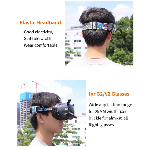 Goggles Head Strap Headband Elastic Straps for DJI Goggles 2 /FPV Glasses V2 for DJI Avata DJI FPV Drone Accessories