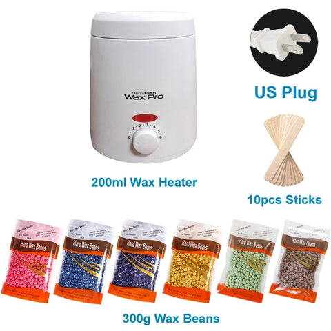 Waxing Machine for Hair Removal Hair Removal Wax Melting Machine 200ml Wax Heater Depilation Paraffin Warmer Waxing Dipping Pot