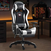 Lift and Swivel Gaming Chair with armrests Home Office Computer High-quality Leather Gamer Chairs Internet Anchor Racing Chair