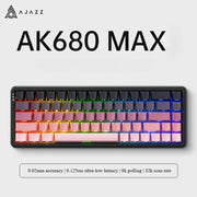 AJAZZ AK680 Max Rapid Trigger Keyboard Magnetic Switch Full-key Hot Swappable 8Khz RGB Hot Swappable Custom Gaming Keyboard