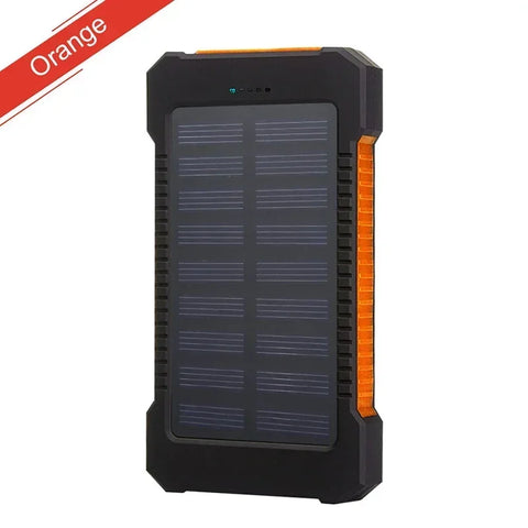 200000mAh Portable Solar Power Bank External Battery Fast Charging Waterproof Powerbank with SOS Flashlight Poverbank for Xiaomi