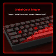 Madlions Mad 60he Mad 68he Wired Mechanical Keyboard Gaming Magnetic Switch RT 0.02mm 8K Polling Rate RGB Hotswap Keyboard