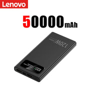 Lenovo 120W Super Fast Charging Power Bank 200000mAh large Capacity Mobile Power External Battery For Iphone Xiaomi Vivo Huawei