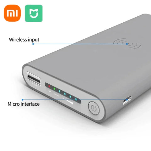 Xiaomi Super Thin Magnetic Power Bank Wireless 200000mAh High Capacity USB-c Two-Way Portable Fast Charger For IPhone Samsung