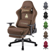 High Quality Gaming Chair With Footrest Brand Suede Leather Recline Office Chair Ergonomic Lumbar Support New Adjustable Unisex