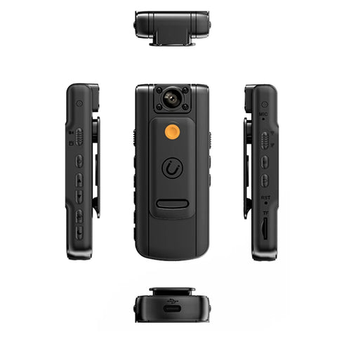 4K 1080P HD Wifi Mini Camera Handheld Back Clip Law Enforcement IR Night Vision Smart Portable Camera Car Recorder