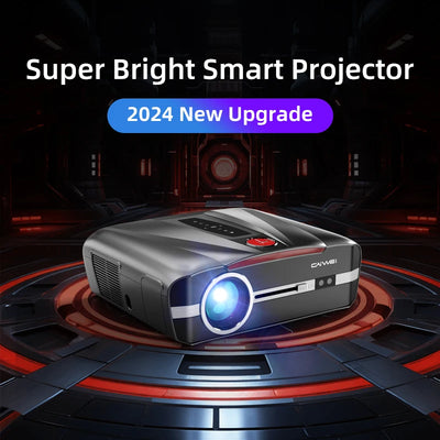 4K UHD Projector 5G Wifi 16000 Lumens Moive Daylight Projector Karaoke Home theater Smart Proyector BT 5.2 &1080p and 1480 ANSI