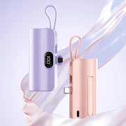 Xiaomi 20000mah Mini Power Bank 2 In 1 Capsule Portable Fast Charger External Battery Plug Play Type-C For Iphone Huawei