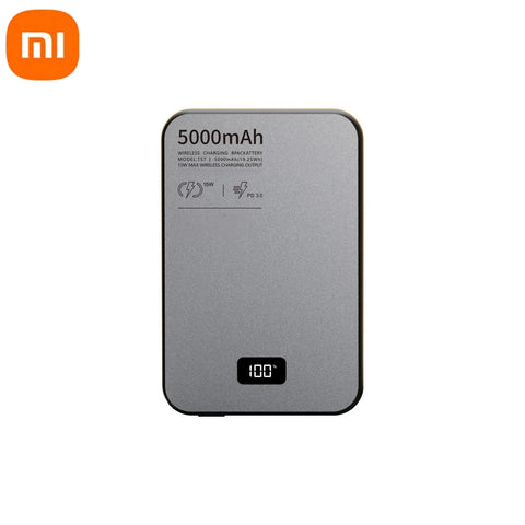 Xiaomi 10000mAh Thin Magnetic Wireless Power Bank High Quality Alloy Fast Charger Portable Battery for Magsafe For iPhone Huawei