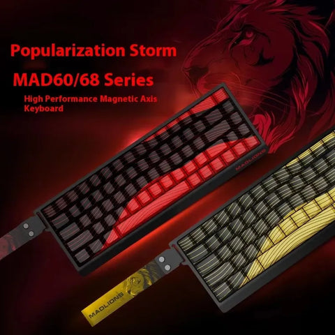 FGG Madlions Mad 60/68 Mechanical Keyboard HE Magnetic Switch 61/68 Keys Gaming RGB Wired E-sports Hot Swappable Customized