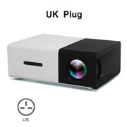 YG300 Mini LED Projector Yg300 Upgraded Version 600 lumen 320x240P HDMI-compatible USB Audio Home Media Player Beamer