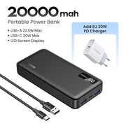 UGREEN 20000/10000mAh PD 20W Power Bank Fast Charge Portable PowerBank for iPhone 16 15 Pro Max Xiaomi Phone External Battery