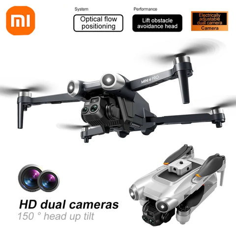 Xiaomi V600 Drone Mini 4 pro max Professional HD Dual Cameras Optical Flow Positioning Avoidance WIFI UAV GPS Quadcopter 2024new